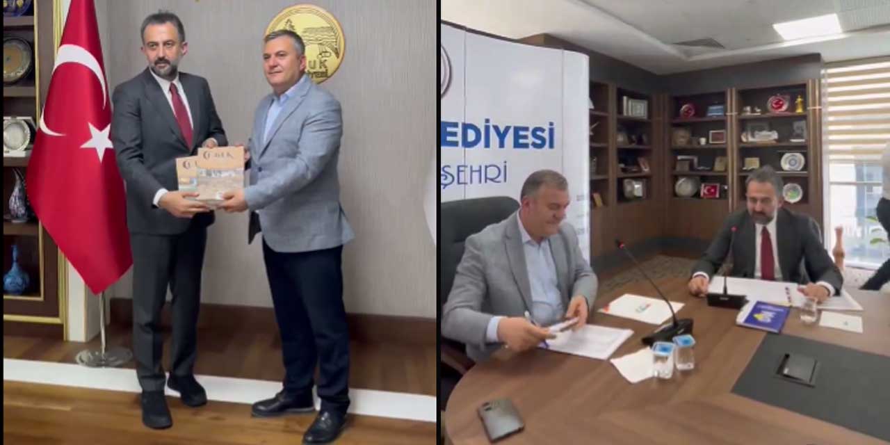Ankara Kent Konseyi Başkanı Halil İbrahim Yılmaz’dan Çubuk Belediye Başkanı Baki Demirbaş’a ziyaret