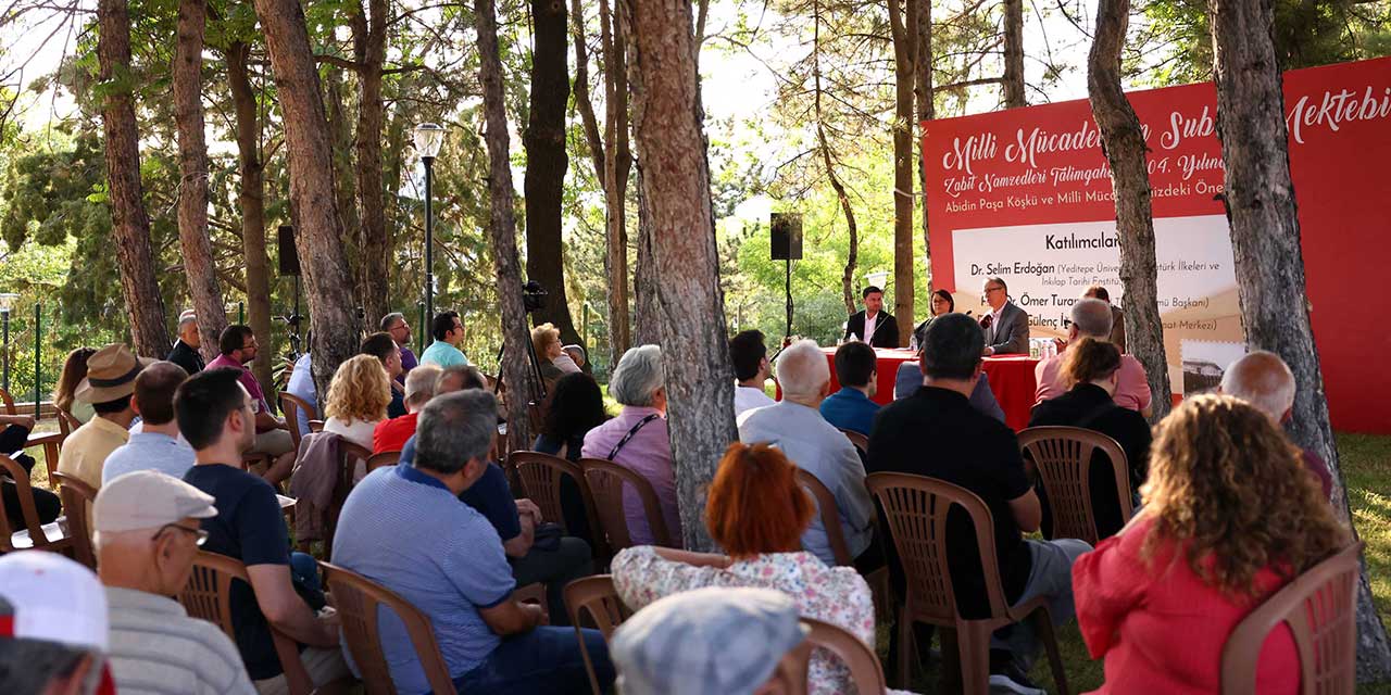 Abidin Paşa Köşkü Milli Mücadele Müzesi'nde tarihsel panel