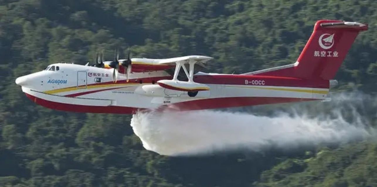 Çin orman yangınları için uçak üretti!