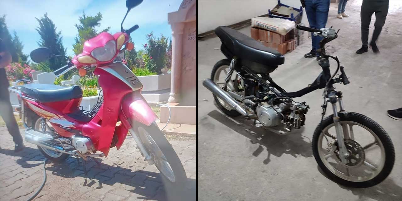 Kırşehir'de çalınan motosiklet bulundu: Motorun son hali görenleri şok etti