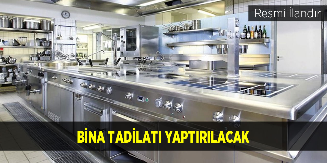 Bina tadilatı yaptırılacak