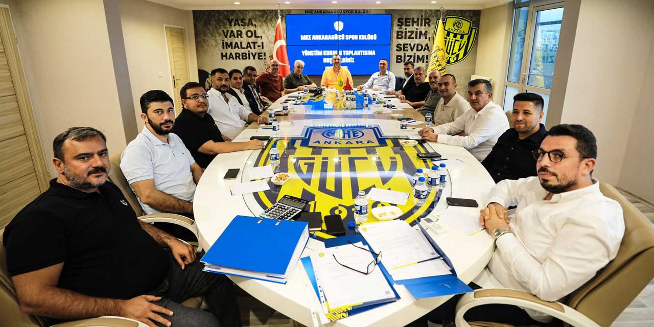 Ankaragücü yönetimi görev dağılımını yaptı!