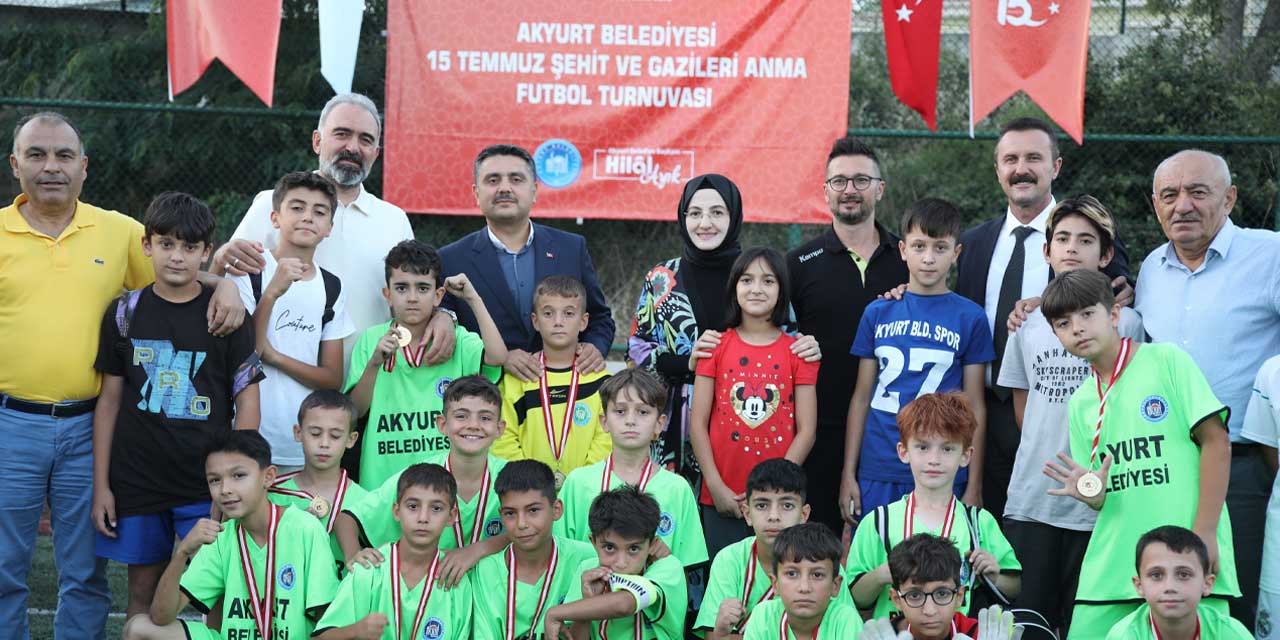 Akyurt'ta 15 Temmuz şehit ve gazileri için anlamlı turnuva!