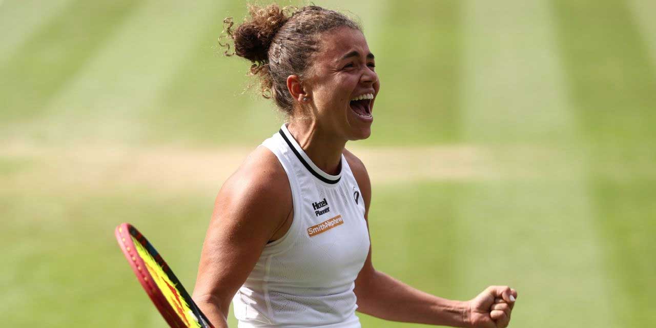 Wimbledon'da kadınlarda ilk finalist Jasmine Paolini: İtalyan raket 2 saat 51 dakika süren maçta Donna Vekic'i mağlup etti