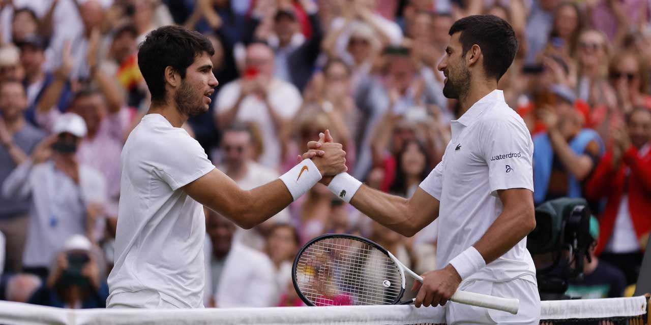 Wimbledon'da tek erkekler finali nefes kesecek:  Carlos Alcaraz ve Novak Djokovic finalde