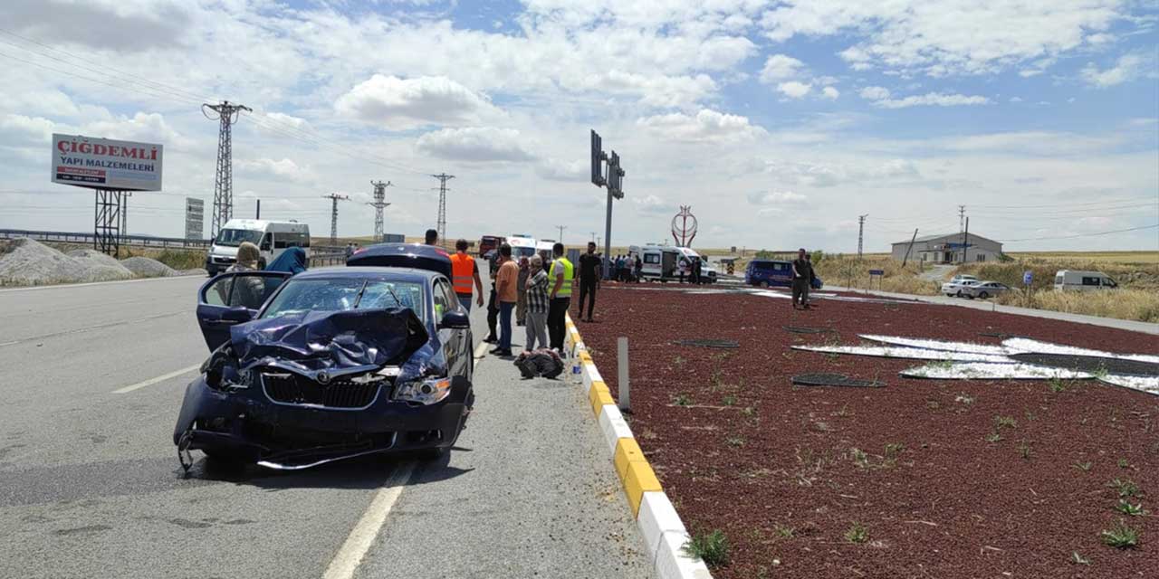 Yozgat'ta trafik kazasında can pazarı yaşandı