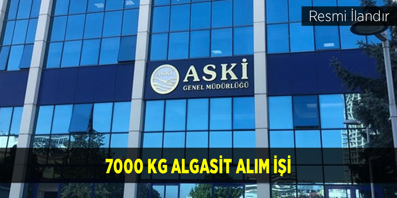 7000 kg Algasit Alım İşi