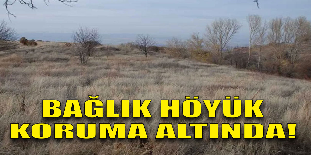 Bağlık Höyük koruma altında!