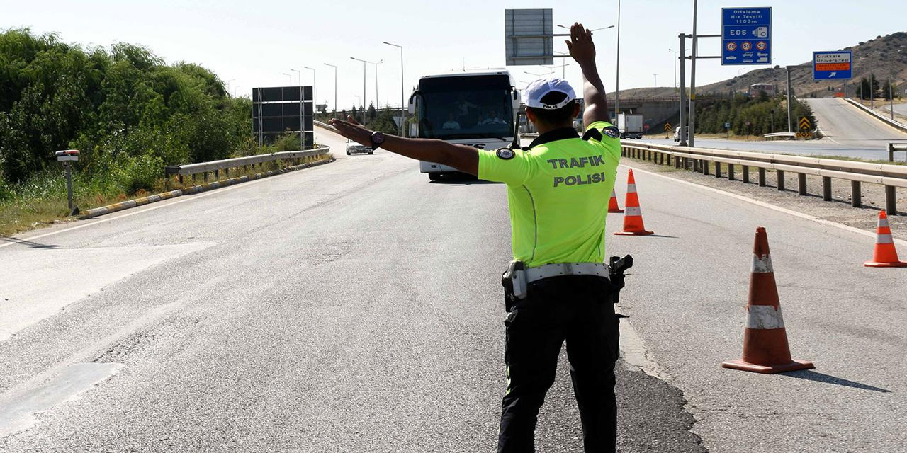 EGM duyurdu! Kırıkkale’de 100 araç trafikten men edildi...