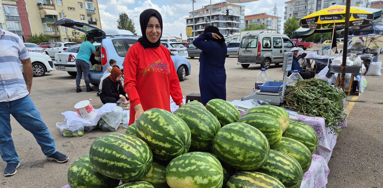 Sincan'da doğal sebze- meyveler vatandaşla buluşuyor