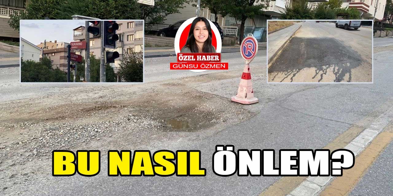 Ankara'da yol çöküntüleri ve asfalt sorunları vatandaşı mağdur ediyor