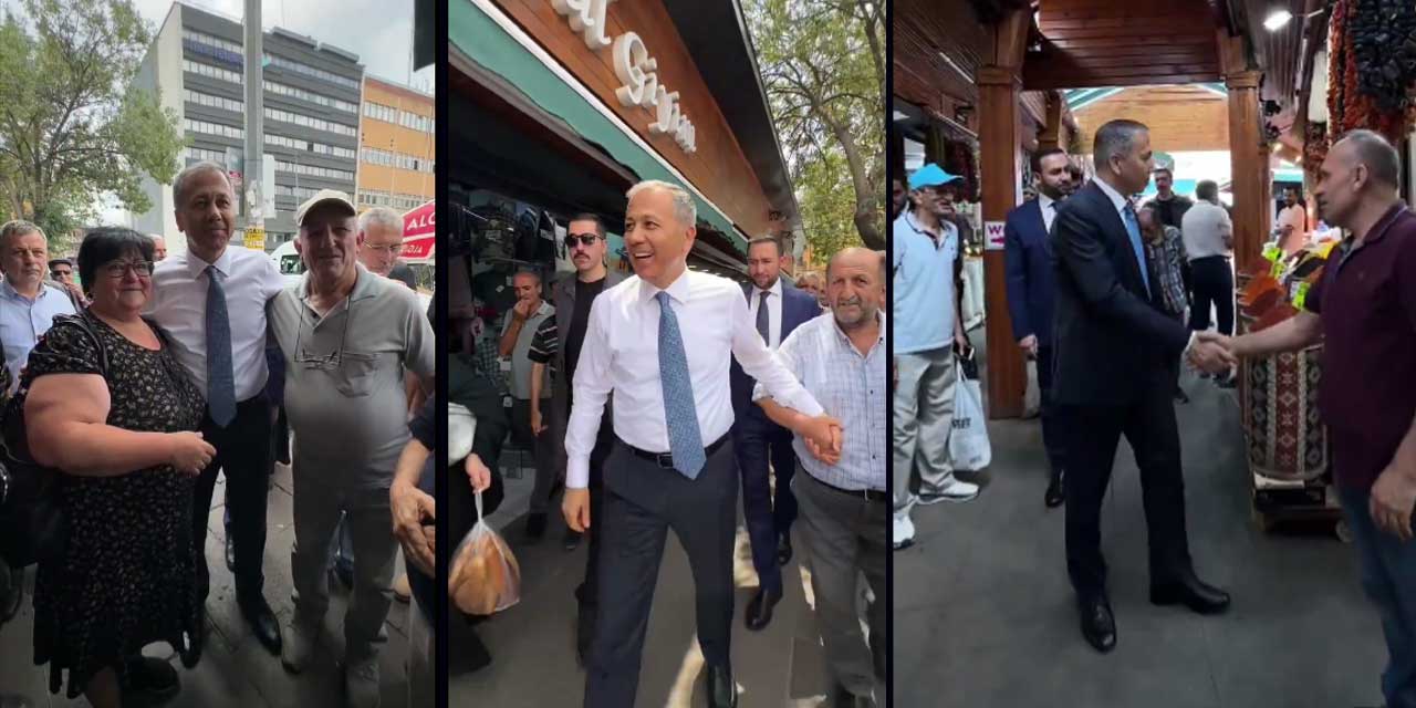 İçişleri Bakanı Ali Yerlikaya, Ankara'da vatandaşlarla buluştu