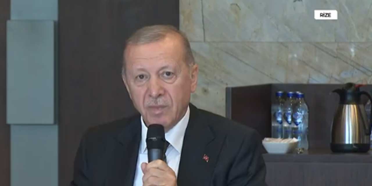 Cumhurbaşkanı Erdoğan, Rize'de konuştu: "Biz nasıl Karabağ'a, Libya'ya girdiysek, İsrail'e de aynısını yaparız"