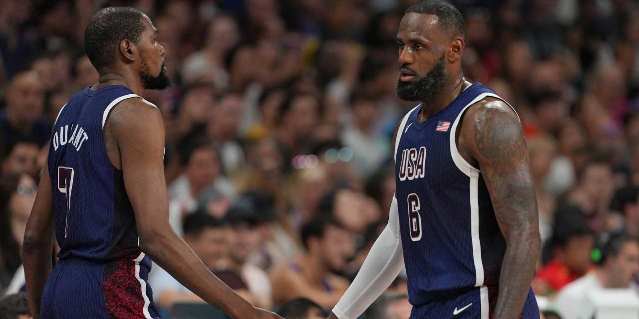 Paris 2024 Olimpiyat Oyunları'nda ABD, Sırbistan'ı farklı mağlup etti: Kevin Durant ve Lebron James şov yaptı