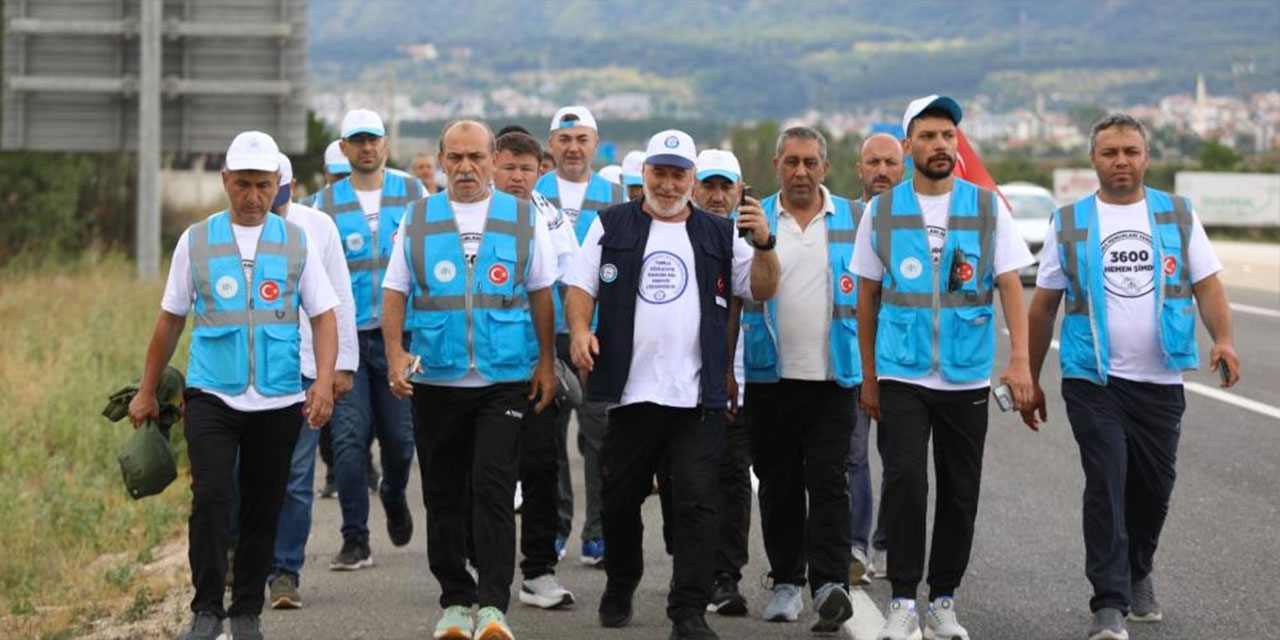 Memur-Sen'e bağlı sendikaların yürüyüşünde sona gelindi!