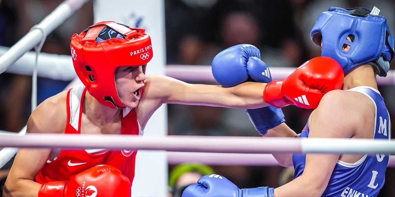 Paris 2024 Olimpiyat Oyunları'nda boksçumuz Hatice Akbaş yarı finalde, madalyayı garantiledi!