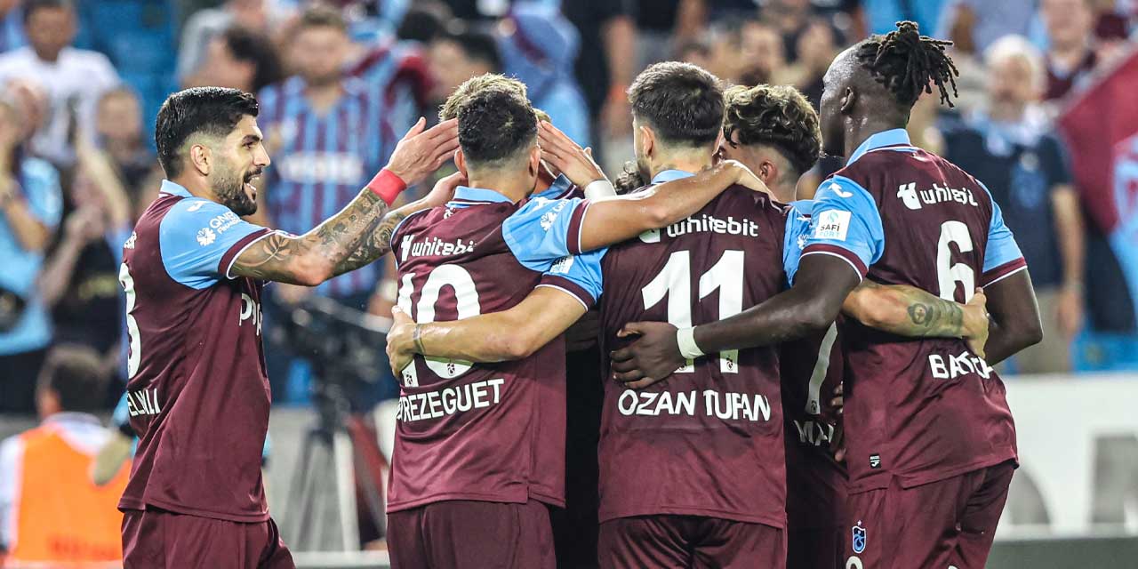 Trabzonspor Avrupa Ligi'nde kazanarak tur atladı: Sıradaki rakip Rapid Wien