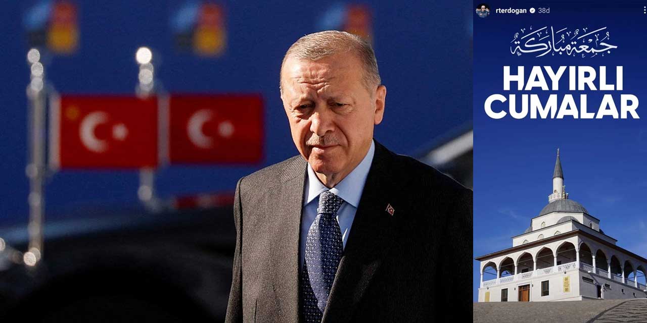 Erdoğan'dan kapalı İnstagram'da paylaşım: Ardından hızlıca kaldırdı!