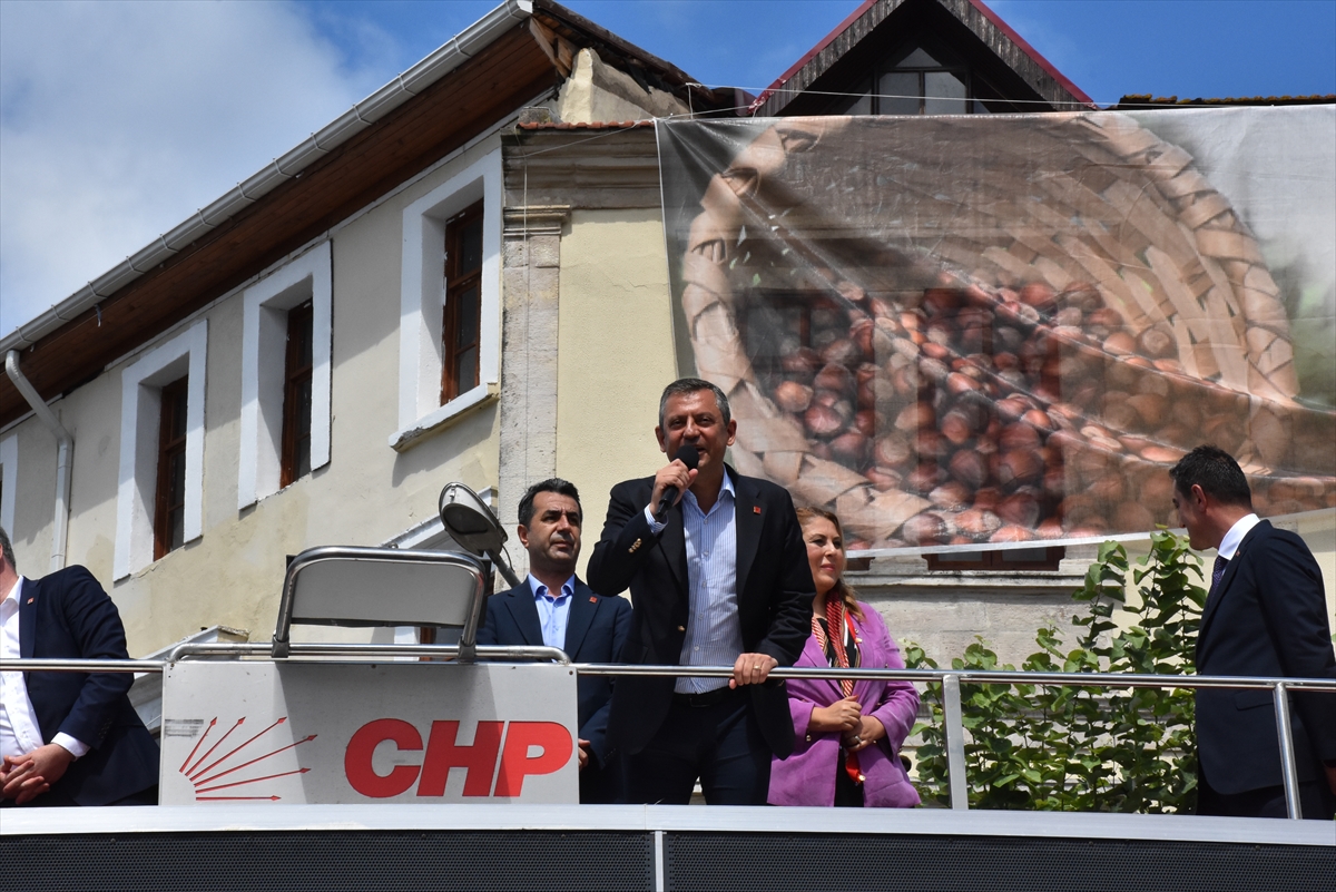 CHP Genel Başkanı Özgür Özel, "fındık mitingi"nde konuştu