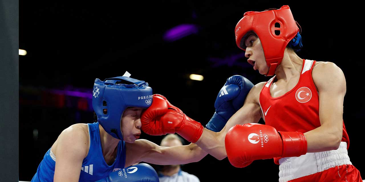 Paris 2024 Olimpiyat Oyunları'nda boksörümüz Hatice Akbaş finale yükseldi! Altına bir adım kaldı