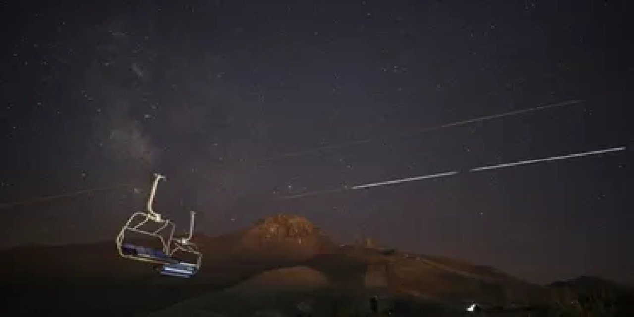 Erciyes'te Perseid Meteor Yağmuru gözlemlenecek