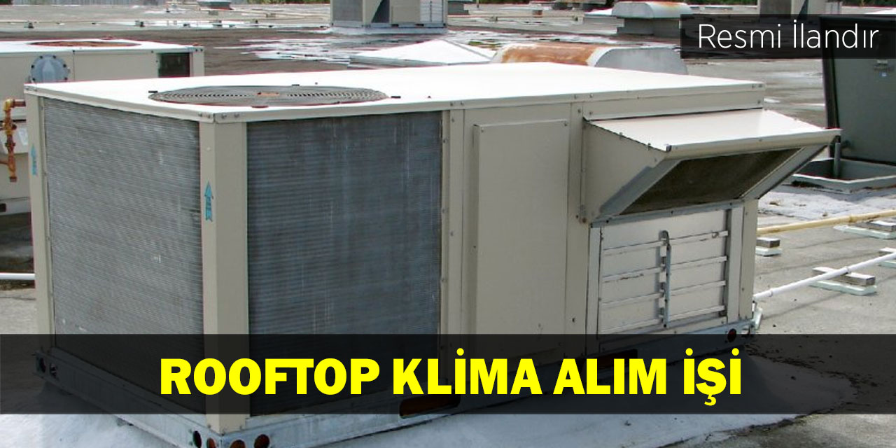 Rooftop klima alım işi