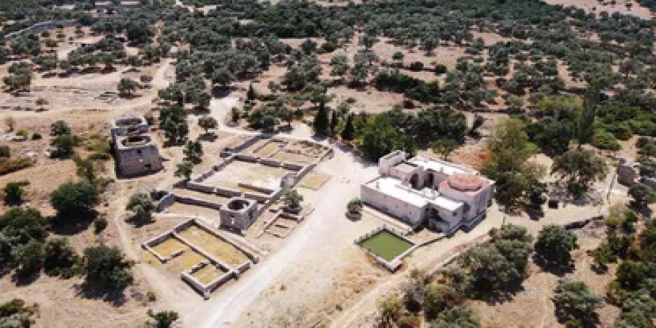 Beçim Antik Kenti'nde Menteşeoğulları dönemine ait sarnıç bulundu