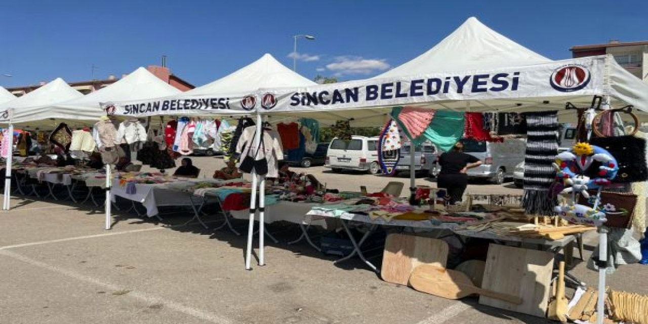 Hanımlar El Emeği Pazarı Sincanlılarla buluştu!