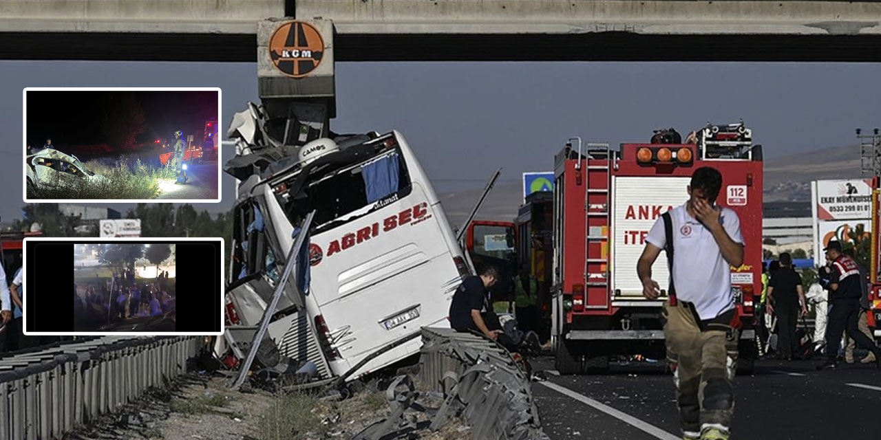 Ankara'da son 24 saatte meydana gelen trafik kazaları...