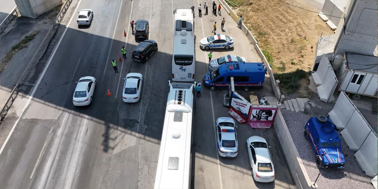 Kırıkkale-Ankara yolunda otobüsler tek tek denetlendi!