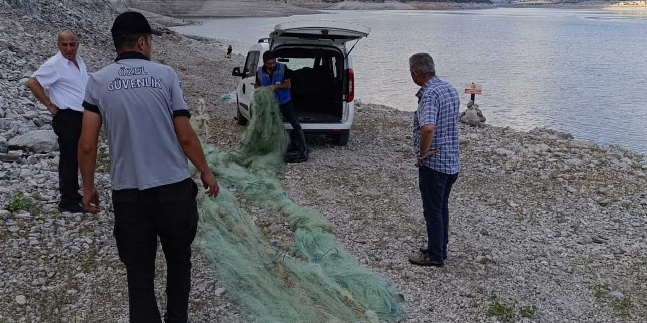 Ankara'nın Kurtboğazı Barajı'nda 500 metrelik kaçak misina ağı bulundu: ASOF gönüllüleri yasadışı avcılığa karşı harekete geçti