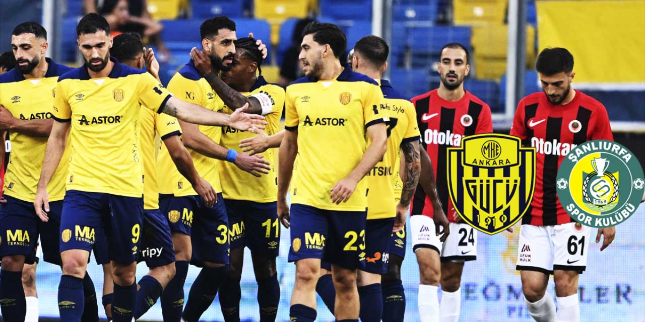 Ankaragücü Süper Lig yolunda: Sezonun ilk maçında rakip Şanlıurfaspor!