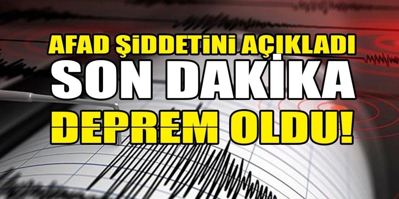 Son Dakika! Ege denizi'nde 3.7 büyüklüğünde deprem!