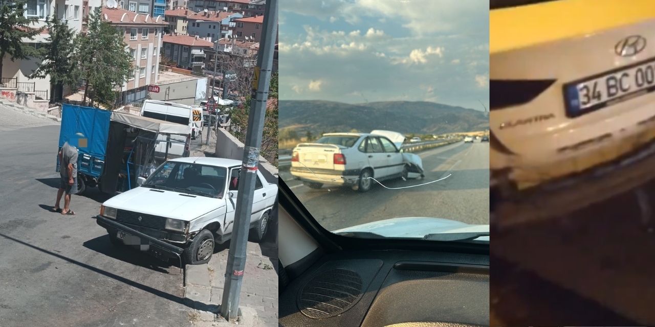 Ankara'da üç farklı trafik kazası!