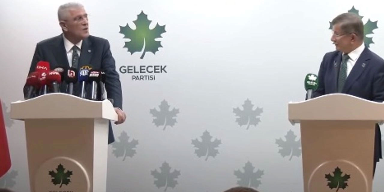 Davutoğlu ve Dervişoğlu’ndan ortak basın toplantısı!