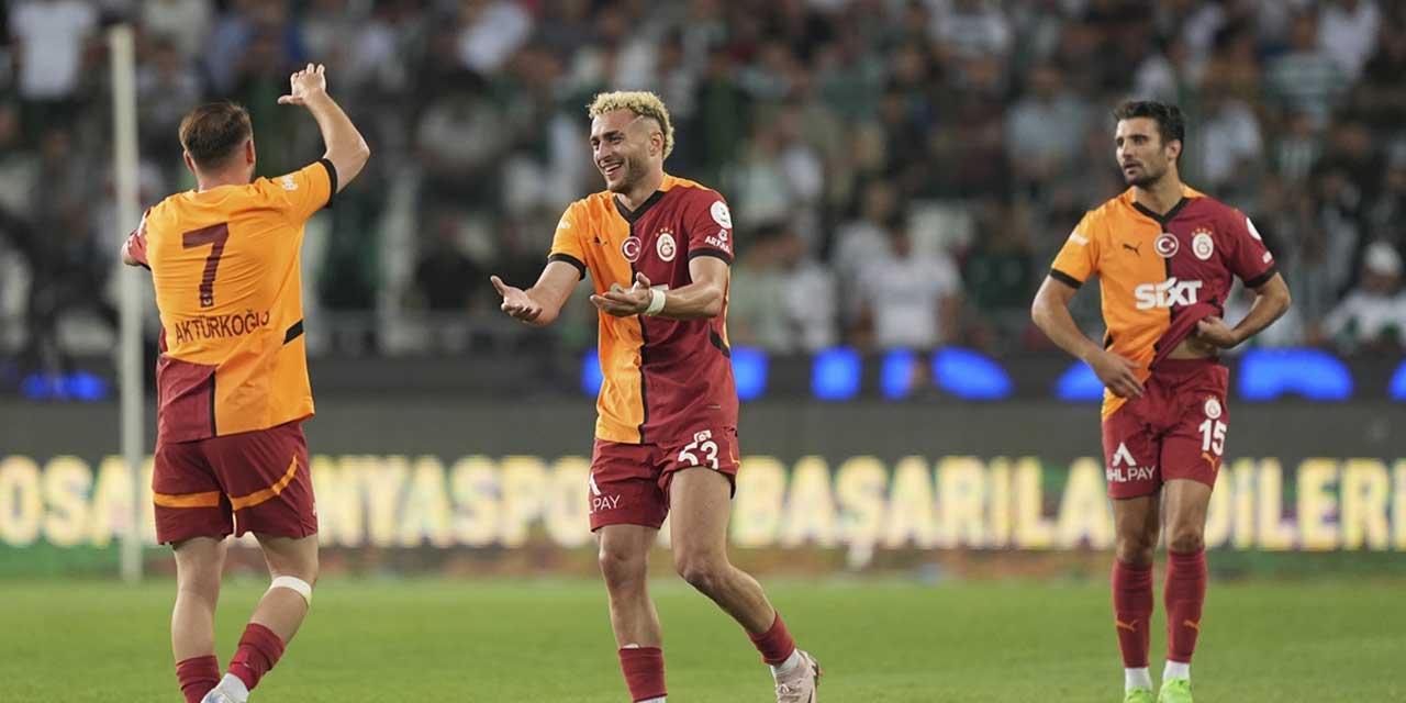 Galatasaray, Konya'da milli yıldızlarıyla galibiyete uçtu: Kerem ve Barış attı, Muslera tuttu| Konyaspor 1-2 Galatasaray