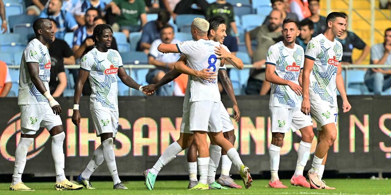 Çaykur Rizespor, Adana'da güldü: Adana Demirspor 1-2 Çaykur Rizespor