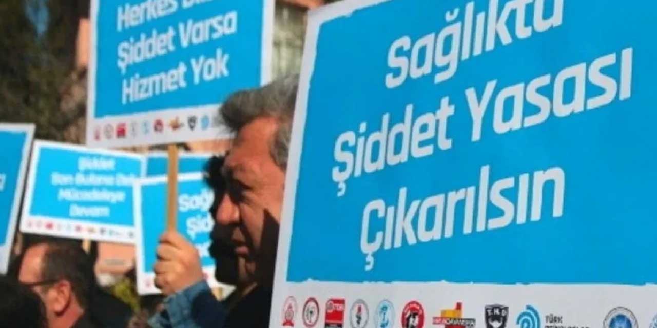 Sağlıkta şiddet eylemine katılanlara uyarı cezası!