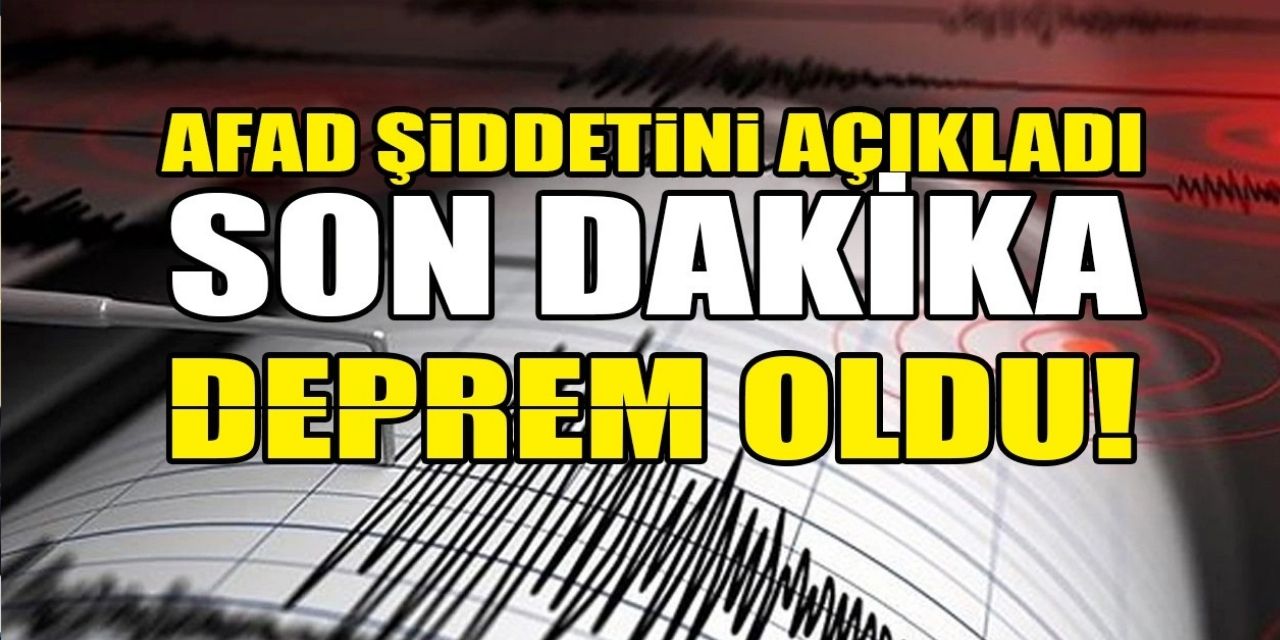 Bingöl'de 4.1 büyüklüğünde deprem!