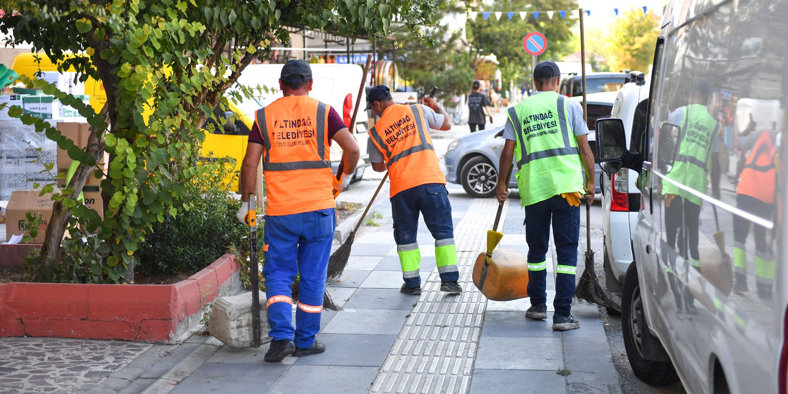 Altındağ’da temizlik çalışmaları devam ediyor