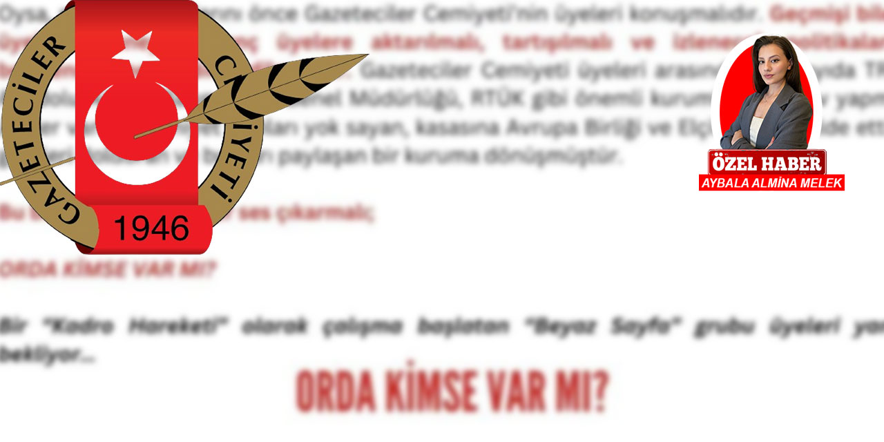 Ankara Gazeteciler Cemiyeti’nde 'Beyaz Sayfa' hareketi: "Yeter, söz üyenindir!"