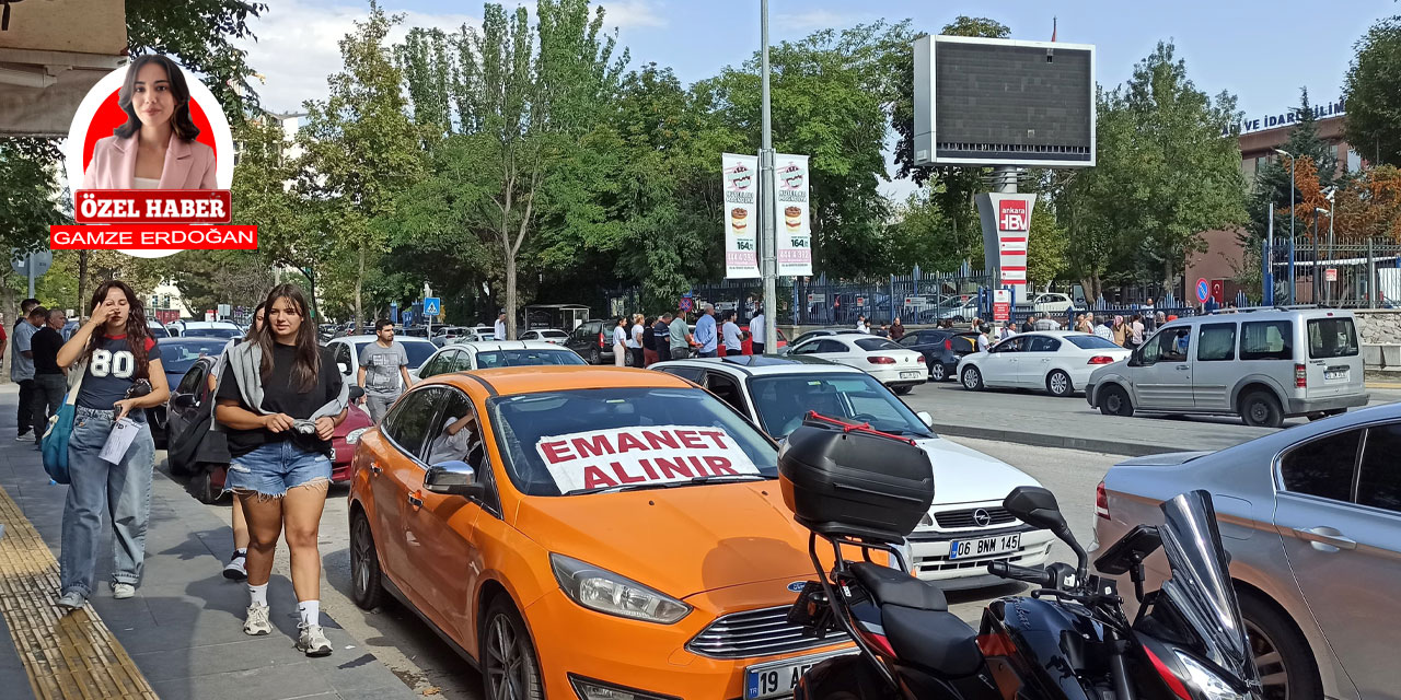 Ankara'da taksiciler emanet almaya başladı