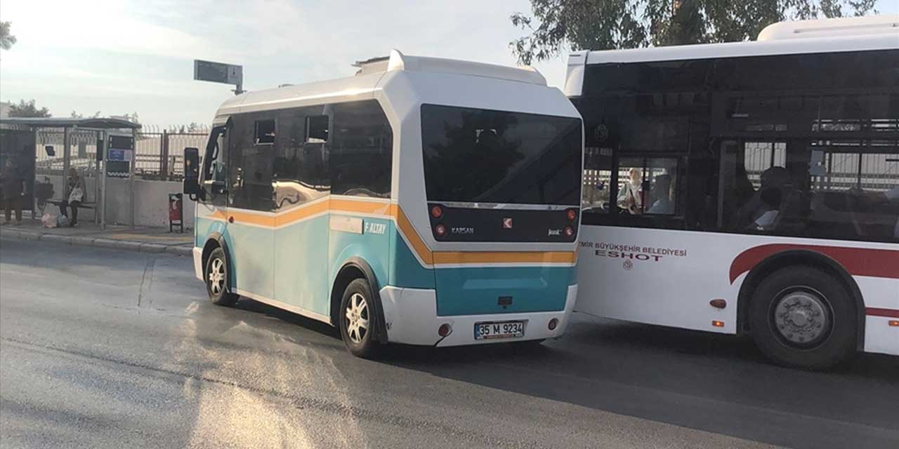 İzmir'de kadın otobüs şoförünü darp eden minibüs sürücüsü tutuklandı