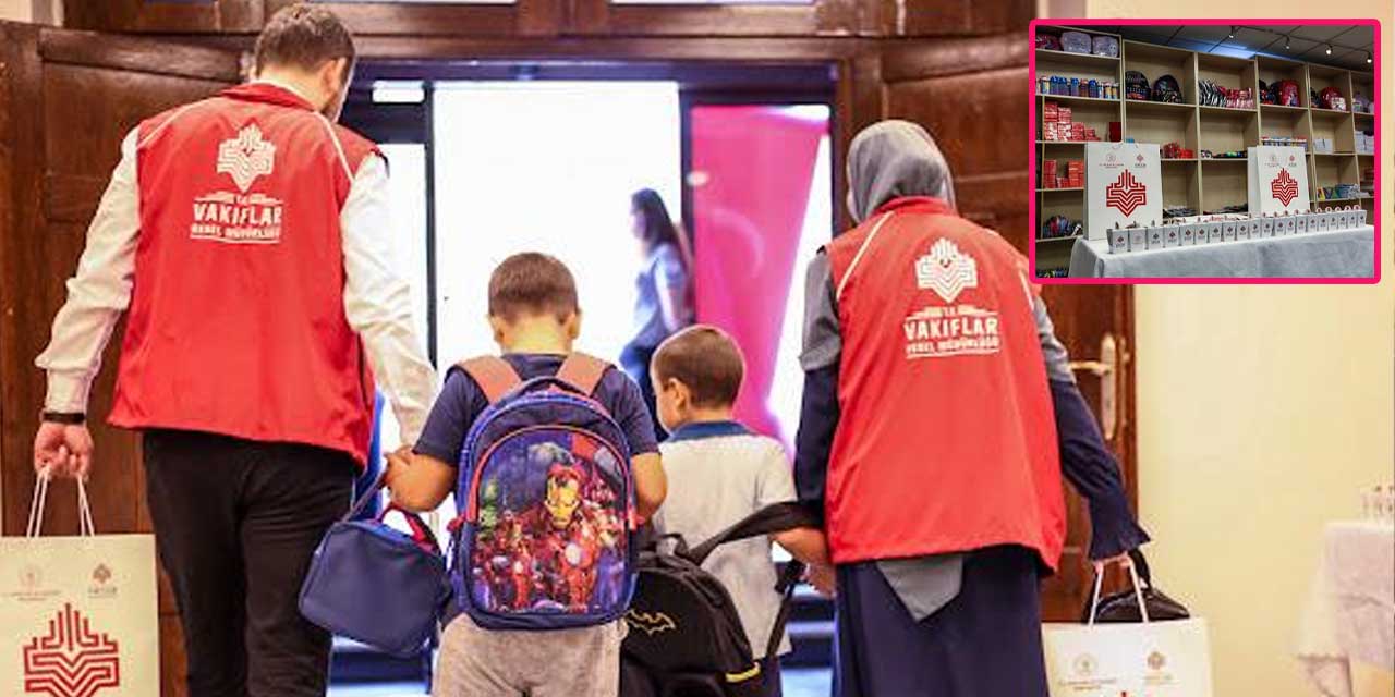 Ankara'da Vakıflar Genel Müdürlüğü'nden anlamlı etkinlik: “Kırtasiye Hayır Çarşısı" hayata geçti