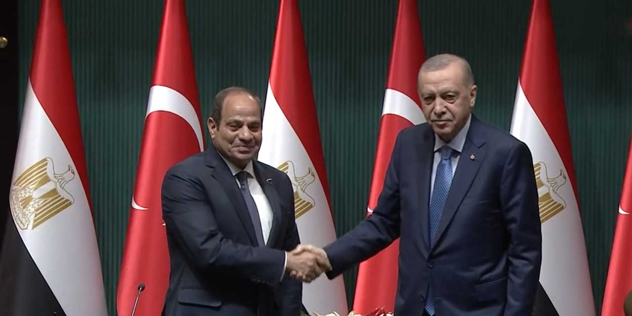 Cumhurbaşkanı Erdoğan, Sisi ile ortak basın toplantısı düzenledi: "Çok boyutlu münasebetlerimizi ileriye taşıyacağız"