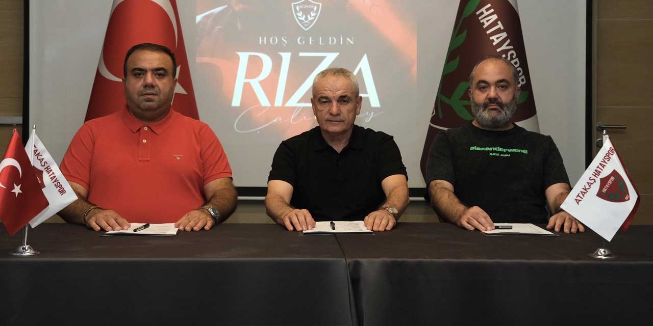 Hatayspor, Rıza Çalımbay'la anlaştığını duyurdu