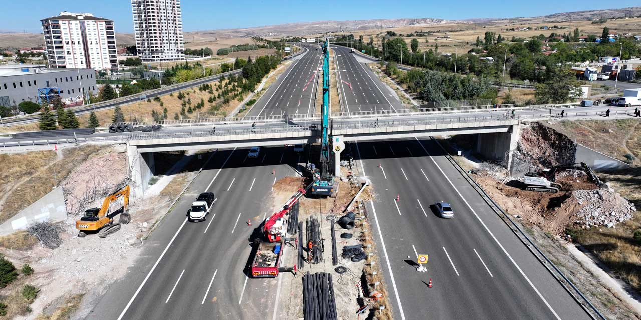 Ankara Büyükşehir Belediyesi, trafiği rahatlatmak için hamle: Kıbrıs Köyü Üst Geçit Köprüsü