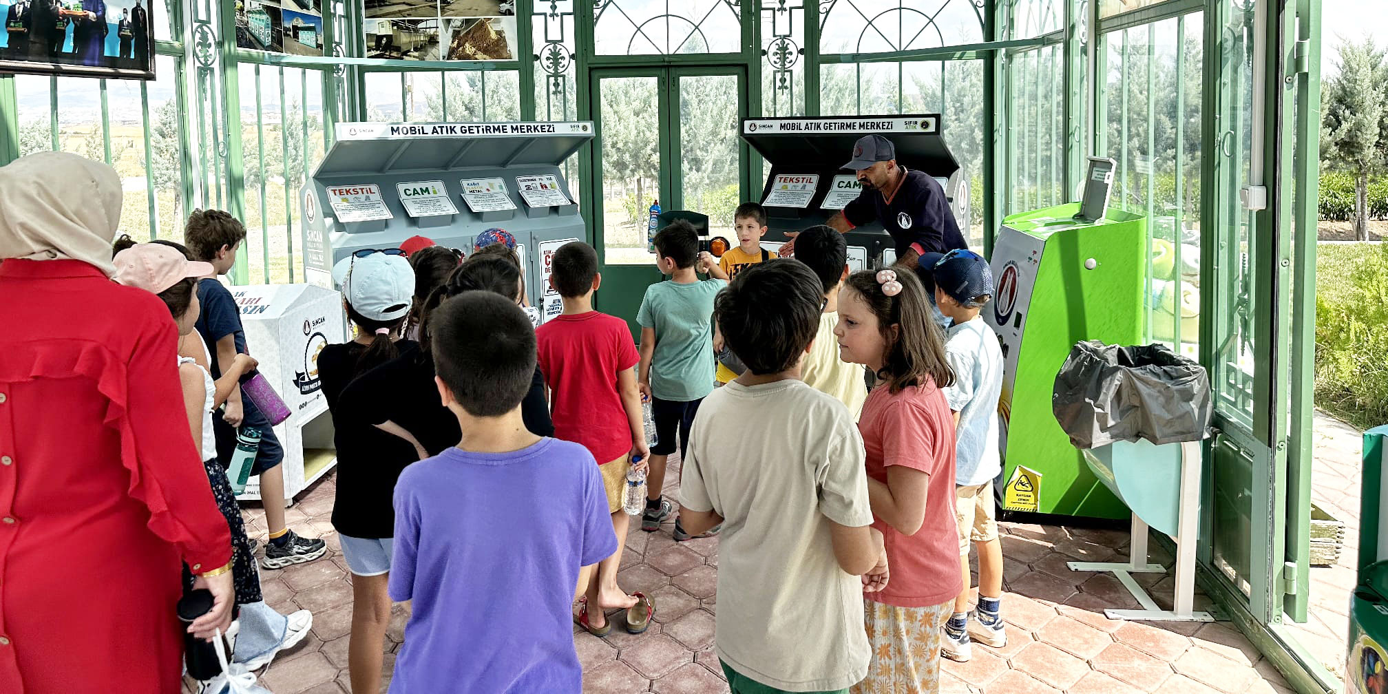 Sincan Belediyesi çevre dostu projeleri ile çocuklara sıfır atık bilinci aşılıyor