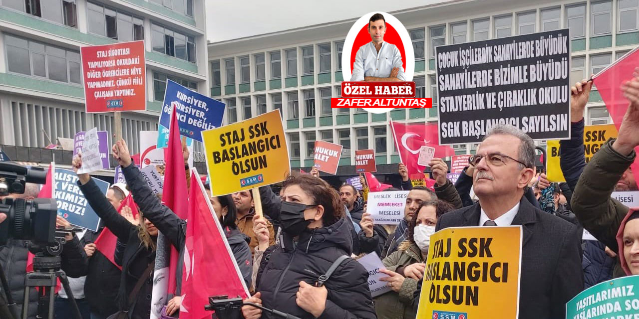 Staj ve çıraklık sigortası mağdurlarından 38 yıllık hak kaybı için Ankara'da radikal karar!