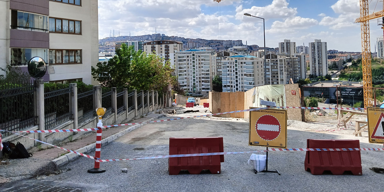 Çankaya inşaat çalışmaları çökmelere neden olduğu iddiası